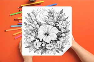 Celestial Moonlit Blooms