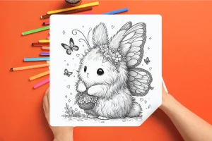 Whimsical Winged Bumblebunny