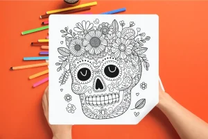 Rainbow Harmony Skull