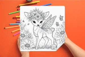 Floral Fawn Fairy